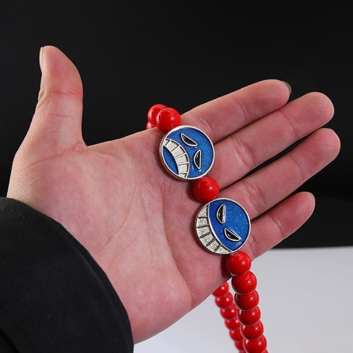 Portgas D. Ace Pulsera y Collar Shamballa