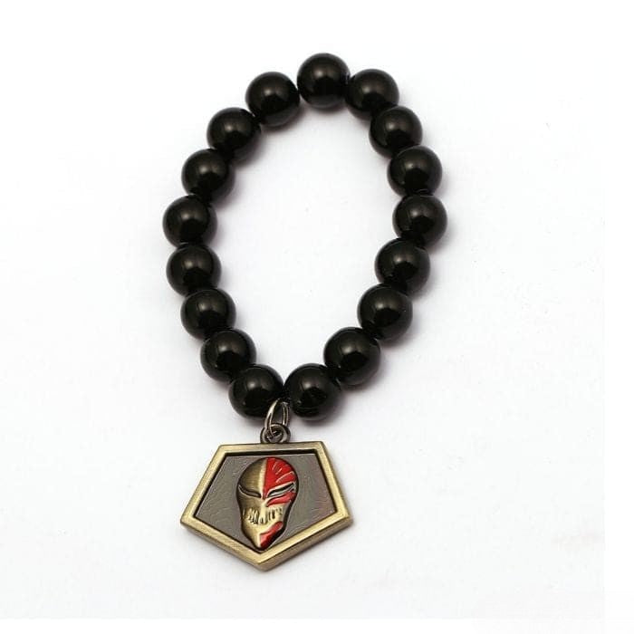 Pulsera shamballa lejía en piedra de lava negra