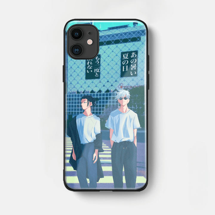 Funda para iPhone Jujutsu Kaisen Gojo y Suguru