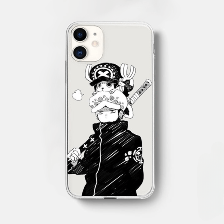 Ley de casos de iPhone de One Piece y Chopper