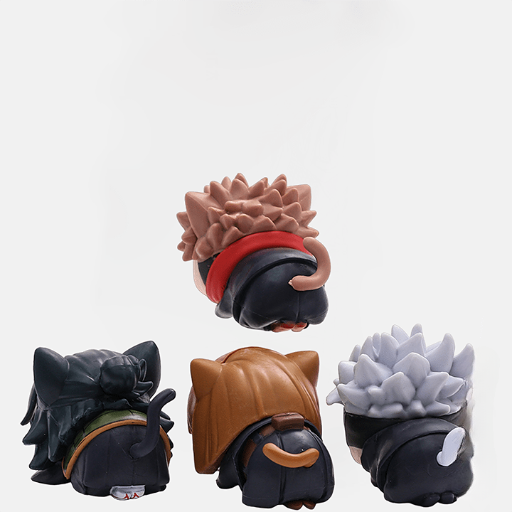 Figura Chibi Jujutsu Kaisen Yuji, Nobara, Gojo y Suguru