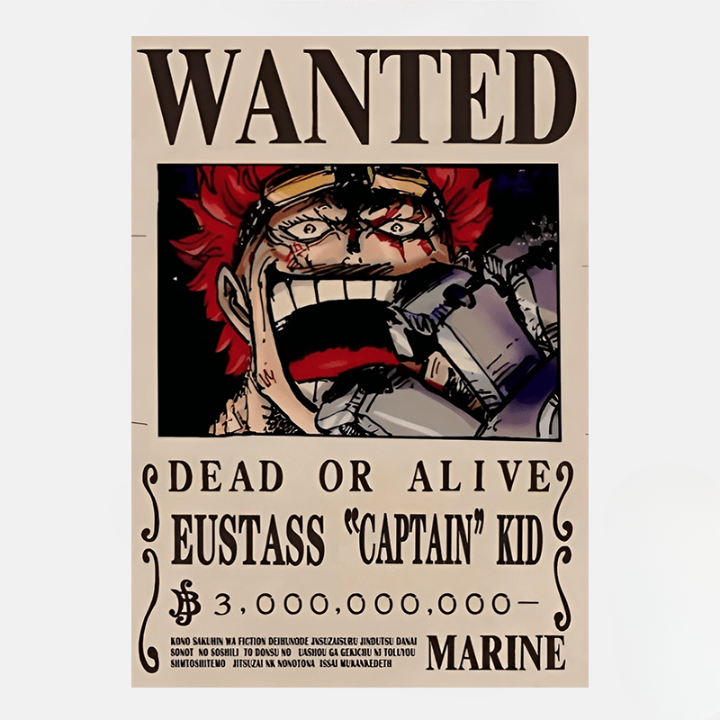 Avis de Recherche One Piece / Prime Eustass Kid – SakuraManga