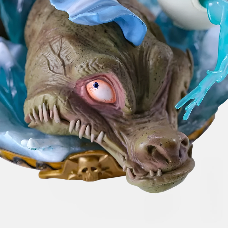 Figura de una pieza<br> Mangos rojos