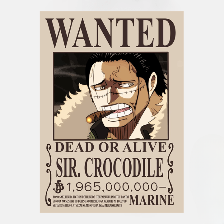 Aviso de búsqueda de One Piece/Crocodile Prime