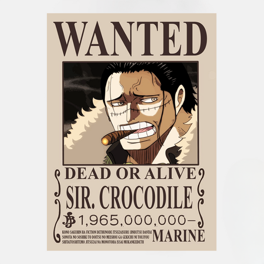 Avis de Recherche One Piece / Prime Crocodile
