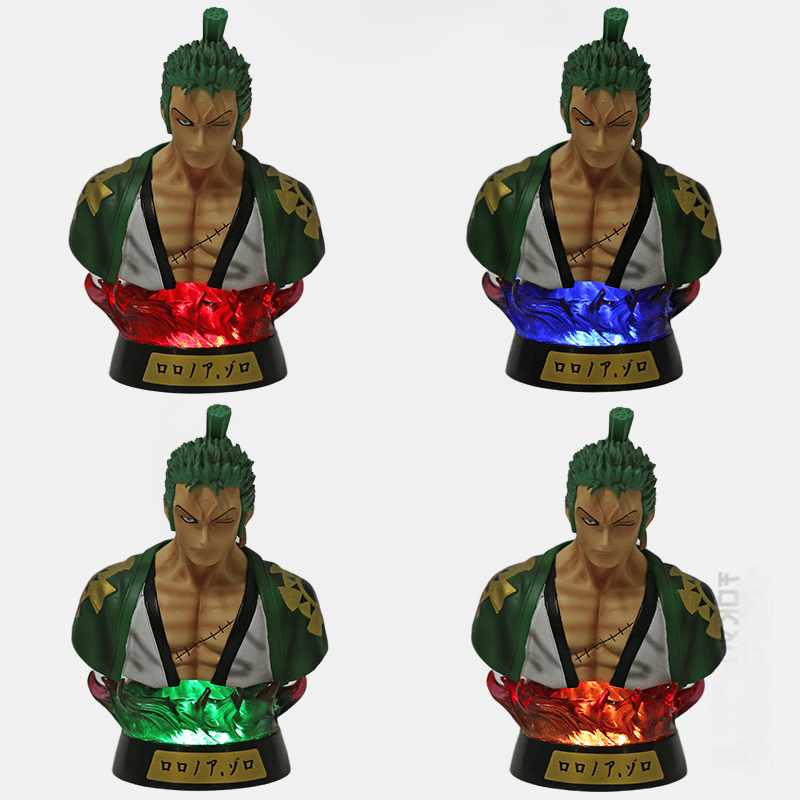 Figurine LED One Piece Buste Zoro