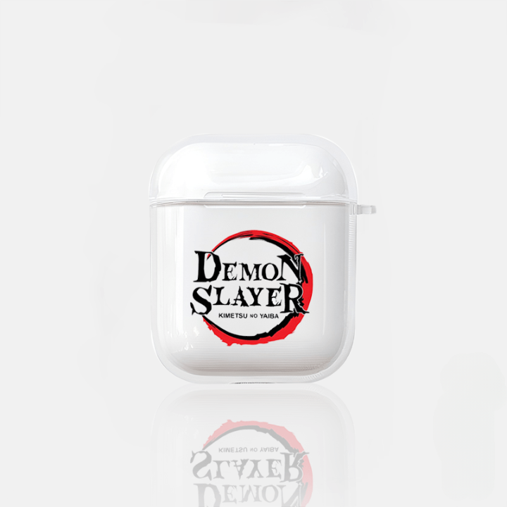 Funda para AirPods Demon Slayer con logotipo de Demon Slayer