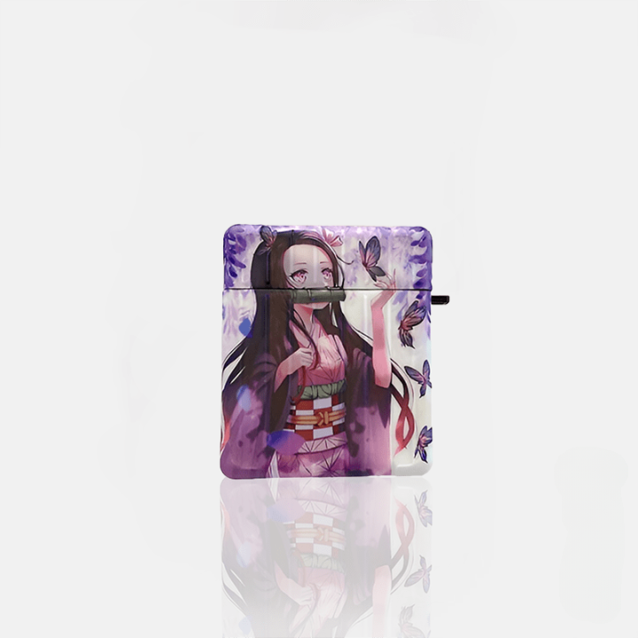 Coque AirPods Demon Slayer Nezuko Papillon