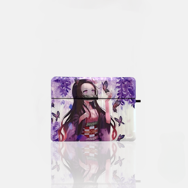 Funda para AirPods Demon Slayer Nezuko Mariposa