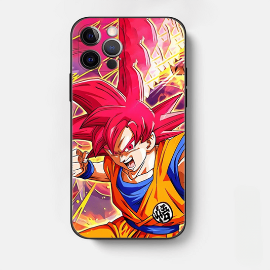 Dragon Ball Funda para iPhone Goku Super Saiyan Dios