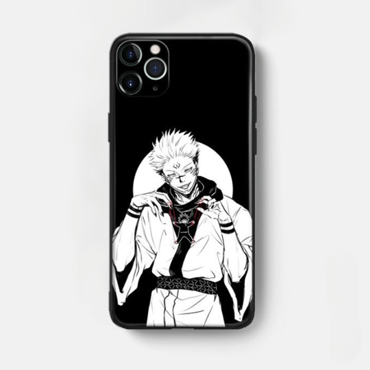 Coque Jujutsu Kaisen iPhone Sukuna et Megumi