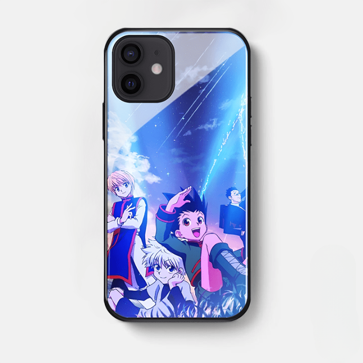 Hunter X Hunter Funda para iPhone Killua, Gon, Kurapika y Leorio