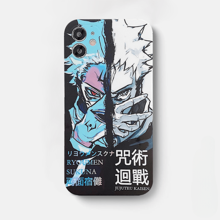 Coque Jujutsu Kaisen iPhone Sukuna et Yuji