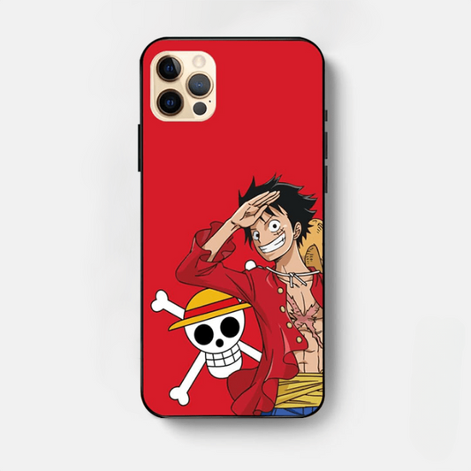 Funda para iPhone One Piece Luffy Rey de los Piratas