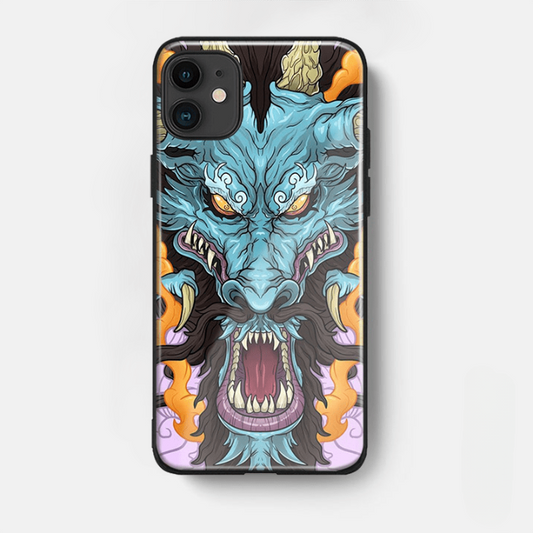 Custodia per iPhone One Piece Kaido Drago