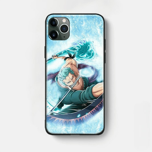 Custodia per iPhone One Piece Zoro Dragon Slash