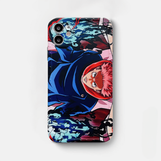 Coque Jujutsu Kaisen iPhone Yuji Énergie Occulte