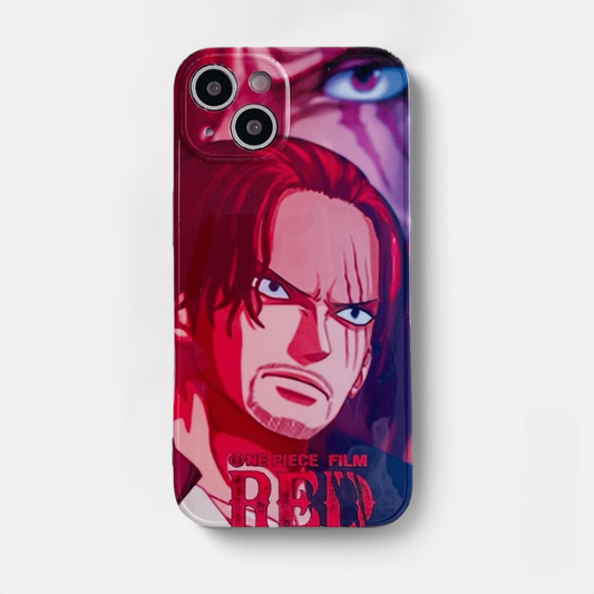 Funda para iPhone de One Piece Shanks Rojo