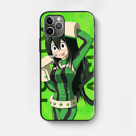 Funda para iPhone MHA Tsuyu Asui