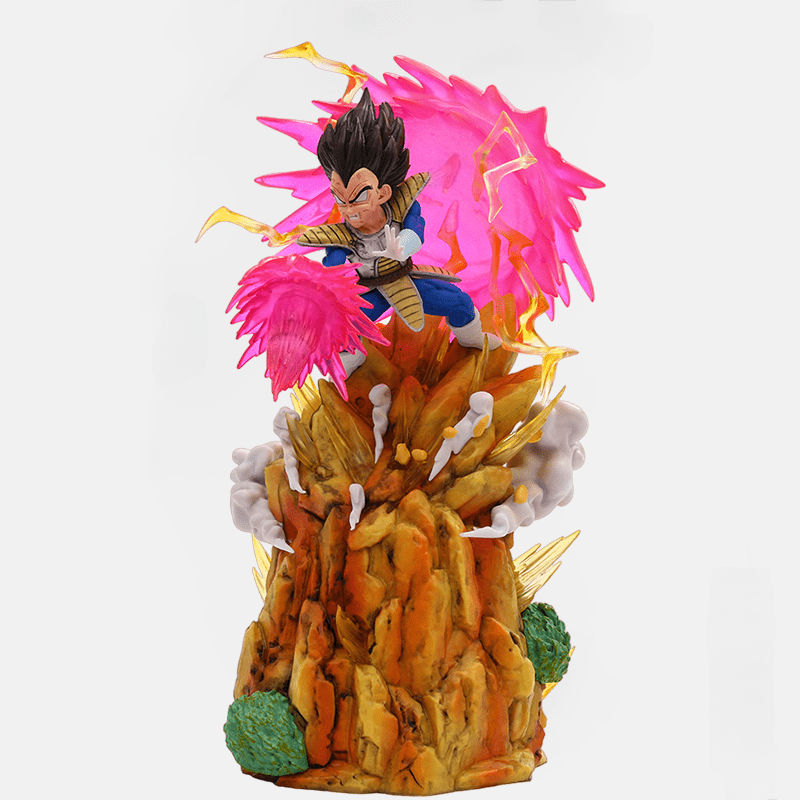 Figurine LED Dragon Ball Z Gokû vs Vegeta