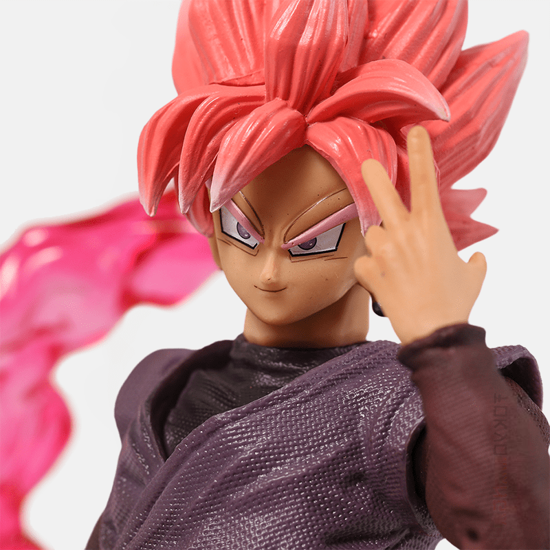 Figurine LED Dragon Ball Super Black Goku Rose